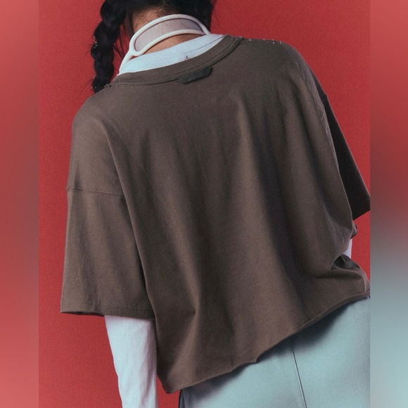 NWT Free People Inspire Buti Logo Tee - Picture 3 of 6